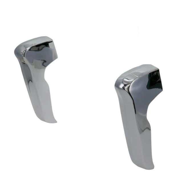 AMD Front Bumper Guards, Chrome, Pair, 67-70 Chevy GMC CK Truck Blazer Jimmy Suburban X110-4067-P