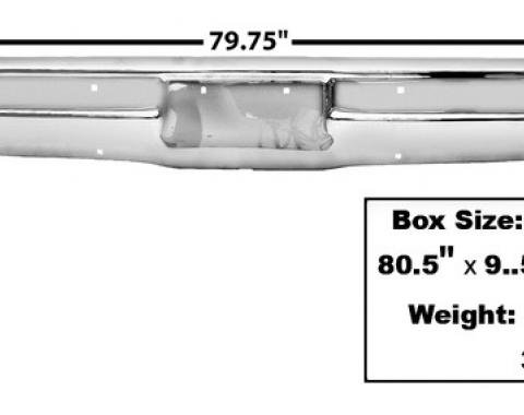 Chevy Or GMC Truck Bumper, Front, 1973-1980