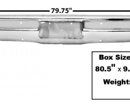 Chevy Or GMC Truck Bumper, Front, 1973-1980