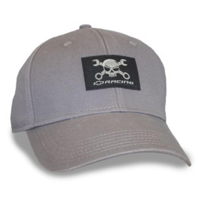 Grey Heavy Washed Cap with Mr. Crosswrench Patch