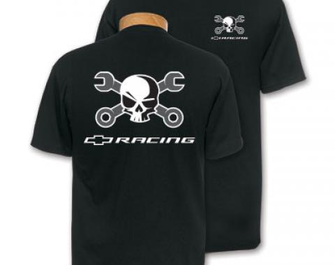 Mr Crosswrench Chevy Racing Black T-Shirt