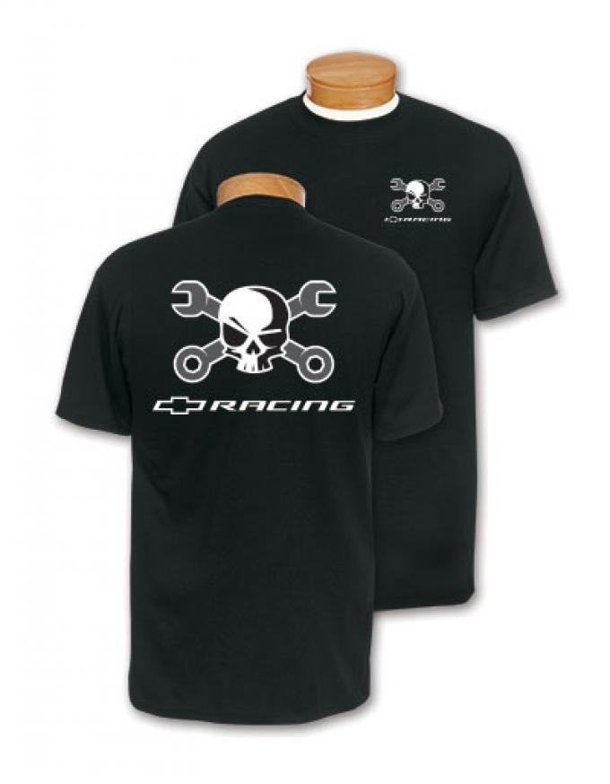 Mr Crosswrench Chevy Racing Black T-Shirt