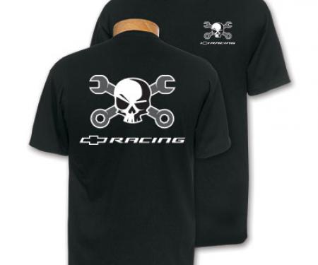 Mr Crosswrench Chevy Racing Black T-Shirt